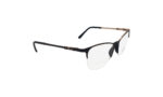 GUCCI BLACK METAL RECTANGLE MEN EYEGLASSES 3