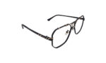 CAZAL BLACK METAL GEOMETRIC MEN EYEGLASSES 3