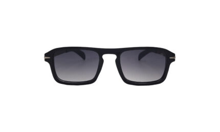 DAVID BECKHAM BLACK ACETATE RECTANGLE MEN SUNGLASSES 1