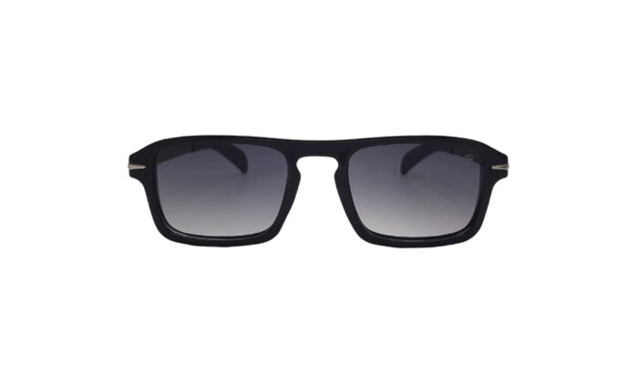 DAVID BECKHAM BLACK ACETATE RECTANGLE MEN SUNGLASSES 1