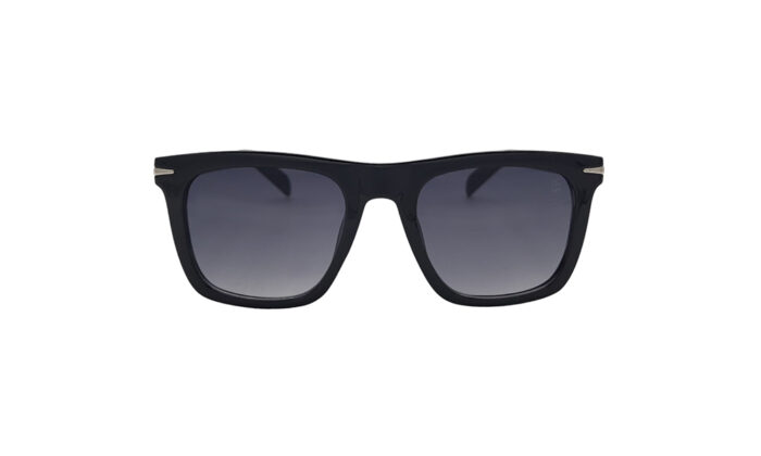 DAVID BECKHAM BLACK ACETATE SQUARE MEN SUNGLASSES 1