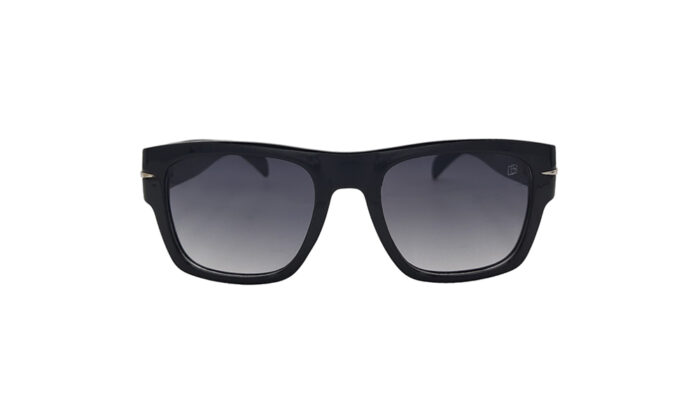 DAVID BECKHAM BLACK ACETATE SQUARE MEN SUNGLASSES 1