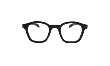 DAVID BECKHAM DARK BROWN ACETATE ROUND MEN EYEGLASSES 1