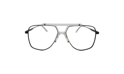 DIOR BLACK METAL GEOMETRIC WOMEN EYEGLASSES 1