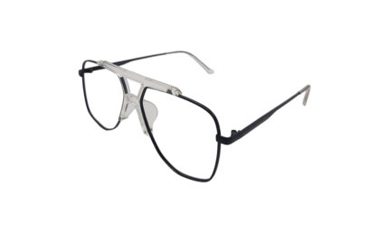 DIOR BLACK METAL GEOMETRIC WOMEN EYEGLASSES 2