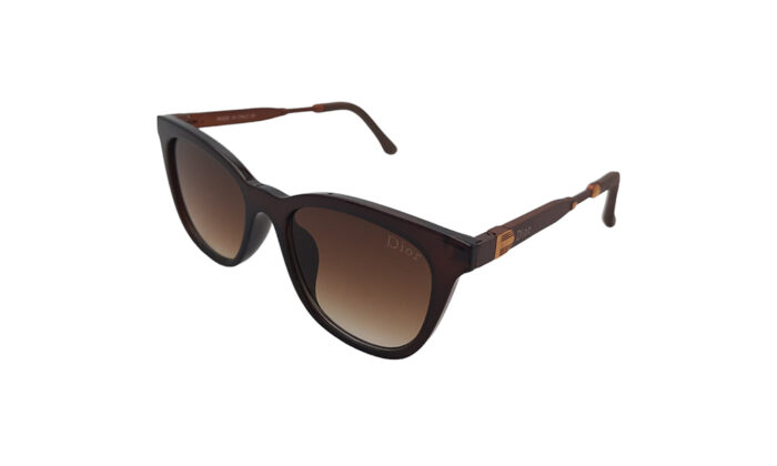 DIOR BROWN ACETATE ROUND WOMEN SUNGLASSES 2