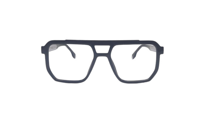 GOGGLESGURU BLACK ACETATE SQUARE WOMEN EYEGLASSES 1