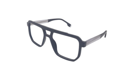 GOGGLESGURU BLACK ACETATE SQUARE WOMEN EYEGLASSES 2