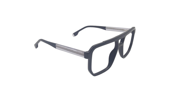 GOGGLESGURU BLACK ACETATE SQUARE WOMEN EYEGLASSES 3