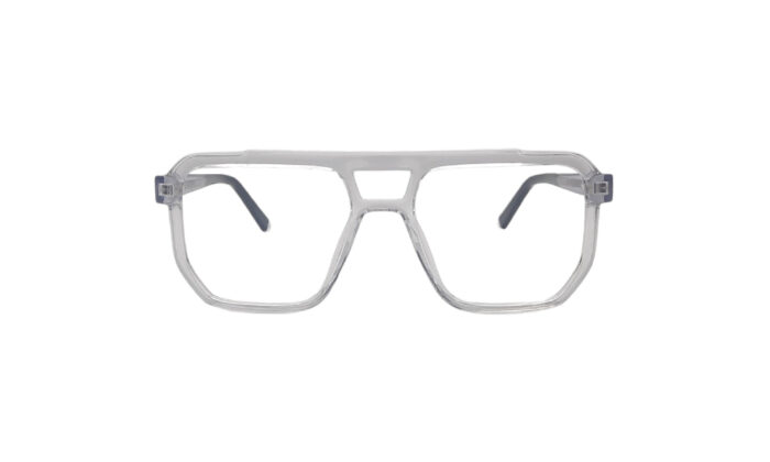 GOGGLESGURU TRANSLUCENT ACETATE SQUARE WOMEN EYEGLASSES 1