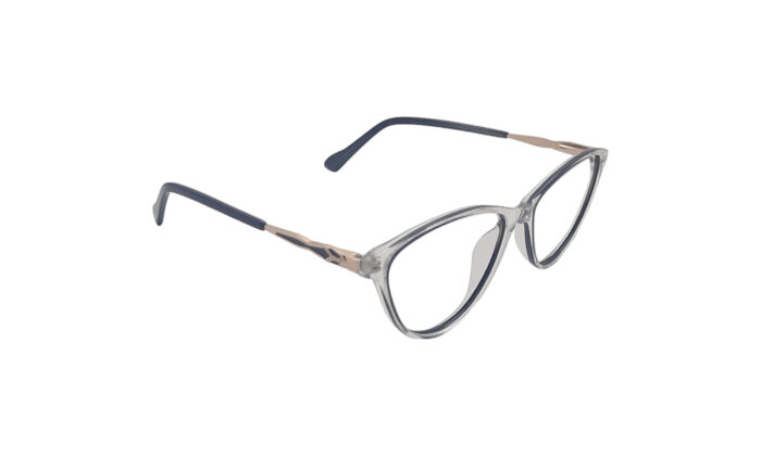 GOGGLESGURU TRANSLUCENT BLACK ACETATE CAT EYE WOMEN EYEGLASSES 3