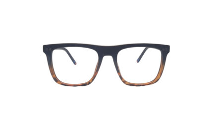 GOGGLESGURU TRANSLUCENT BROWN ACETATE SQUARE MEN EYEGLASSES 1