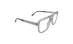 GOGGLESGURU TRANSLUCENT GRAY ACETATE SQUARE MEN EYEGLASSES 3