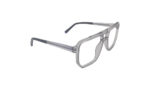 GOGGLESGURU TRANSLUCENT GRAY ACETATE SQUARE WOMEN EYEGLASSES 3