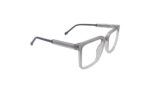 GOGGLESGURU TRANSLUCENT GRAY ACETATE SQUARE WOMEN EYEGLASSES 3