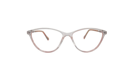 GOGGLESGURU TRANSLUCENT ORANGE ACETATE CAT EYE WOMEN EYEGLASSES 1