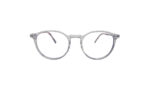 GOGGLESGURU TRANSLUCENT PURPLE ACETATE ROUND WOMEN EYEGLASSES 1