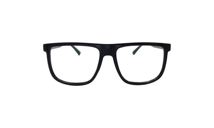 GUCCI BLACK ACETATE SQUARE MEN EYEGLASSES 1