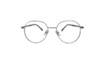 GUCCI BLACK SILVER METAL ROUND WOMEN EYEGLASSES 1