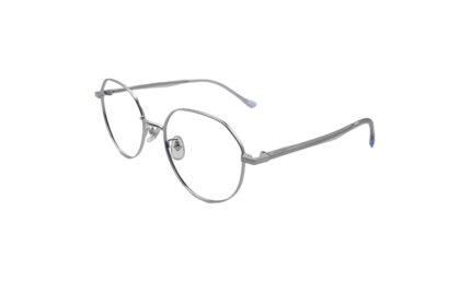 GUCCI SILVER METAL ROUND MEN EYEGLASSES 2