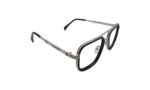 GUCCI SILVER METAL SQUARE WOMEN EYEGLASSES 3