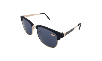 LACOSTE BLACK METAL ROUND WOMEN SUNGLASSES 2