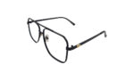 LACOSTE BLACK METAL SQUARE MEN EYEGLASSES 2