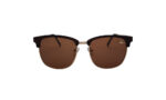 LACOSTE BROWN METAL ROUND MEN SUNGLASSES 1