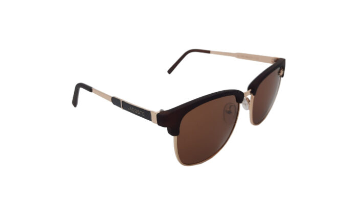 LACOSTE BROWN METAL ROUND MEN SUNGLASSES 3