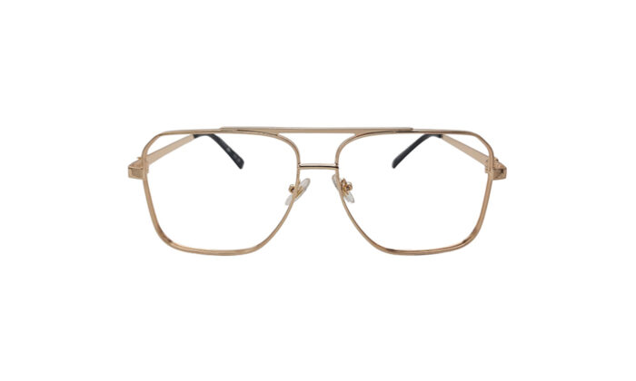 LACOSTE GOLDEN METAL SQUARE MEN EYEGLASSES 1