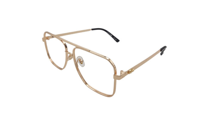 LACOSTE GOLDEN METAL SQUARE MEN EYEGLASSES 2