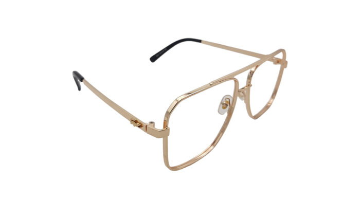 LACOSTE GOLDEN METAL SQUARE MEN EYEGLASSES 3