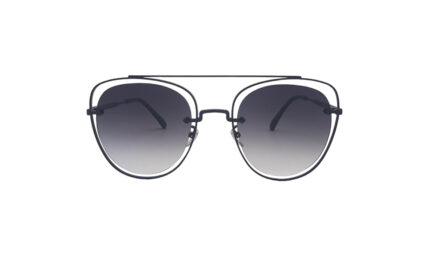 MIU MIU BLACK METAL ROUND WOMEN SUNGLASSEs 1