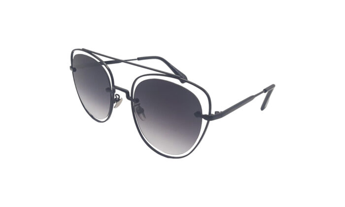 MIU MIU BLACK METAL ROUND WOMEN SUNGLASSEs 2