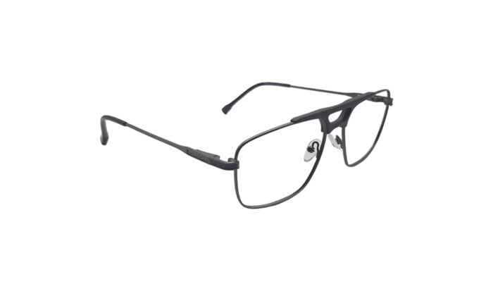 PORSCHE BLACK METAL SQUARE WOMEN EYEGLASSES 3