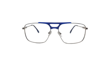 PORSCHE BLUE METAL SQUARE WOMEN EYEGLASSES 1