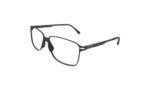 PORSCHE BROWN METAL RECTANGLE MEN EYEGLASSES 2