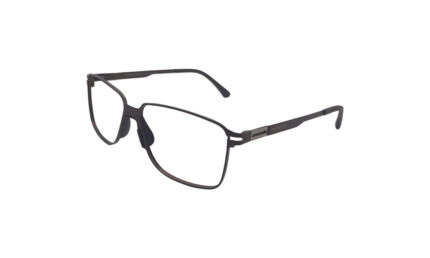 PORSCHE BROWN METAL RECTANGLE MEN EYEGLASSES 2