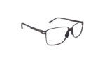 PORSCHE BROWN METAL RECTANGLE MEN EYEGLASSES 3