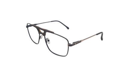 PORSCHE BROWN METAL SQUARE MEN EYEGLASSES 2