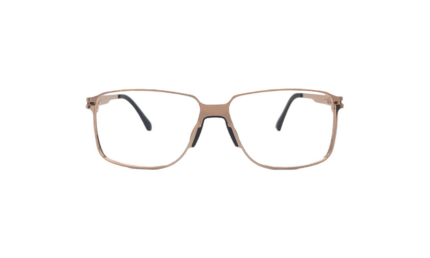 PORSCHE GOLDEN METAL RECTANGLE MEN EYEGLASSES 1