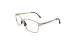 PORSCHE GOLDEN METAL RECTANGLE MEN EYEGLASSES 2