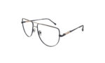 PRADA BLACK METAL ROUND WOMEN EYEGLASSES 2