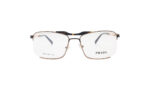 PRADA GOLDEN METAL RECTANGLE WOMEN EYEGLASSES 1