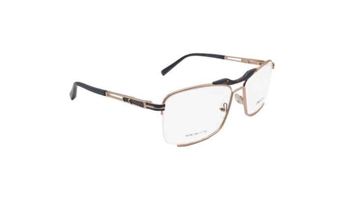 PRADA GOLDEN METAL RECTANGLE WOMEN EYEGLASSES 3