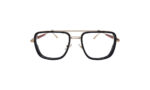 PRADA GOLDEN METAL SQUARE WOMEN EYEGLASSES 1