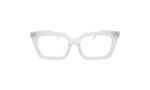 PRADA MATTE TRANSLUCENT ACETATE RECTANGLE MEN EYEGLASSES 1