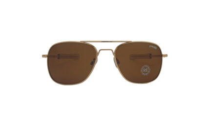 RANDOLPH GOLDEN METAL AVIATOR MEN SUNGLASSES 1