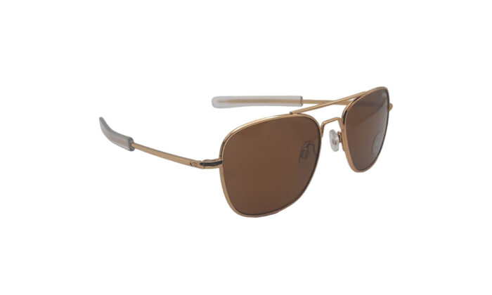 RANDOLPH GOLDEN METAL AVIATOR MEN SUNGLASSES 3