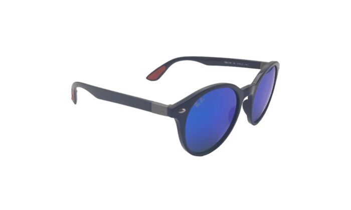 RAYBAN BLACK ACETATE ROUND MEN SUNGLASSES 3